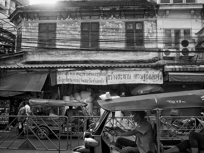 Bangkok, Thailand Tuk Tuk In Bangkok Chinatown  Bangkok, Thailand, by Ian Taylor   Design Pics