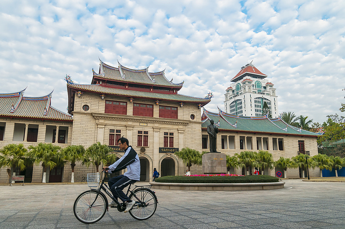 Fujian, China Main Building Of Beautiful Xiamen University  Fujian Province, China, by Luis Martinez   Design Pics