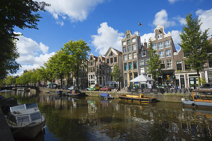 Amsterdam, The Netherlands Canal Scene  Amsterdam, Holland, by Ron Dahlquist   Design Pics