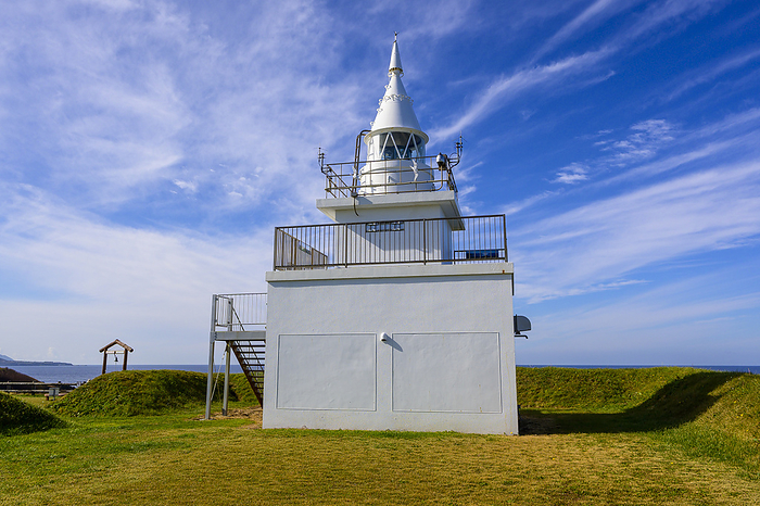 Kamome Island and Seagull Island Lighthouse Ezashi Town Hokkaido