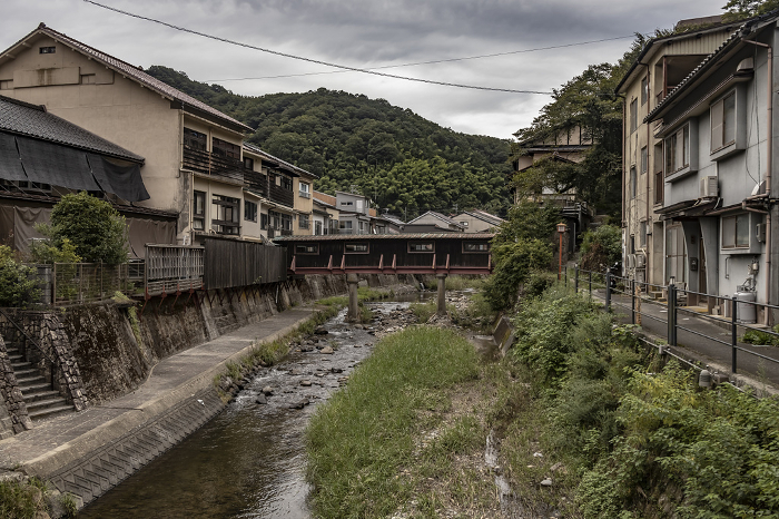 Townscape of Yumura Onsen