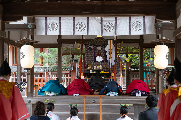 Temukeyama Hachiman Shrine, Nara, Japan Tengai Gohonsha Ceremony (Honmiya Ceremony) Worship