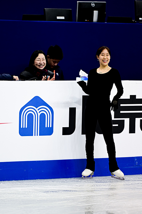 ISU Four Continents Figure Skating Championships 2024 Mai MIHARA  JPN , during Women Practice, at the ISU Four Continents Figure Skating Championships 2024, at SPD Bank Oriental Sports Center, on January 31, 2024 in Shanghai, China.  Photo by Raniero Corbelletti AFLO 
