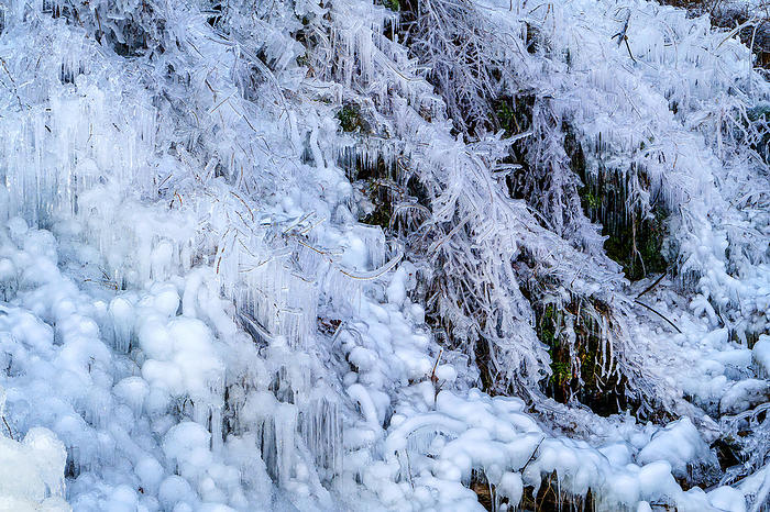Ashigakubo icicles, Yokose Town, Chichibu County, Saitama Pref.