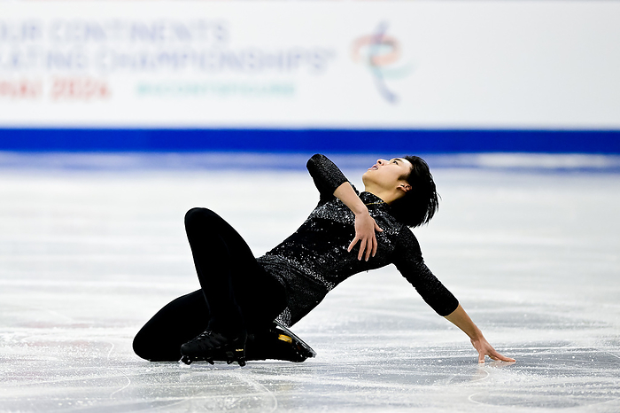 ISU Four Continents Figure Skating Championships 2024 Fang Yi LIN  TPE , during Men Short Program, at the ISU Four Continents Figure Skating Championships 2024, at SPD Bank Oriental Sports Center, on February 1, 2024 in Shanghai, China.  Photo by Raniero Corbelletti AFLO 