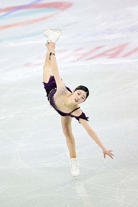 ISU Four Continents Figure Skating Championships 2024 Haein LEE  KOR , during Women Free Skating, at the ISU Four Continents Figure Skating Championships 2024, at SPD Bank Oriental Sports Center, on February 2, 2024 in Shanghai, China.  Photo by Raniero Corbelletti AFLO 
