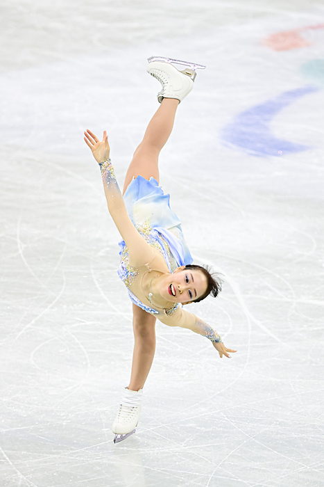 ISU Four Continents Figure Skating Championships 2024 Mai MIHARA  JPN , during Women Free Skating, at the ISU Four Continents Figure Skating Championships 2024, at SPD Bank Oriental Sports Center, on February 2, 2024 in Shanghai, China.  Photo by Raniero Corbelletti AFLO 