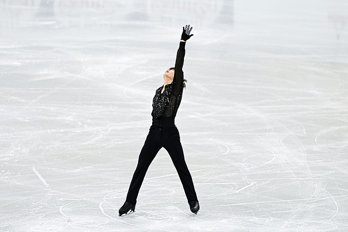 ISU Four Continents Figure Skating Championships 2024 Ze Zeng FANG  MAS , during Men Free Skating, at the ISU Four Continents Figure Skating Championships 2024, at SPD Bank Oriental Sports Center, on February 3, 2024 in Shanghai, China.  Photo by Raniero Corbelletti AFLO 