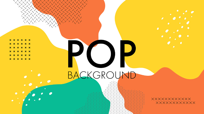 Pop Background Vector Material