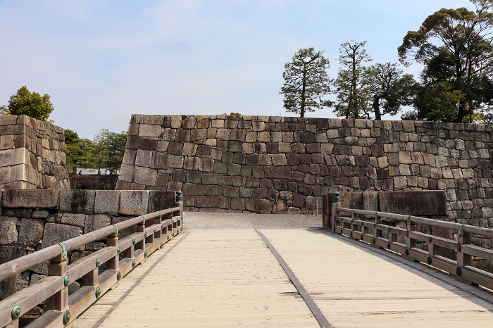 Bridge over the moat of Nijo Castle, Kyoto