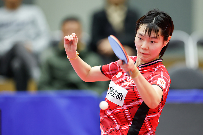 2023 24 T League Sun Yizhen  Red Elf , February 4, 2024   Table Tennis :. LEAGUE between Nippon Paint Mallets   Nippon Life Red Elf  Red Elf , Match 4 at Higashi Osaka Arena, Osaka, Japan.  Photo by Nippon Paint Mallets T.LEAGUE AFLO 