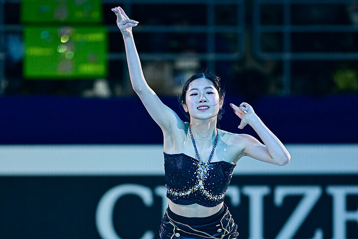 ISU Four Continents Figure Skating Championships 2024 Haein LEE  KOR , during Exhibition Gala, at the ISU Four Continents Figure Skating Championships 2024, at SPD Bank Oriental Sports Center, on February 4, 2024 in Shanghai, China.  Photo by Raniero Corbelletti AFLO 