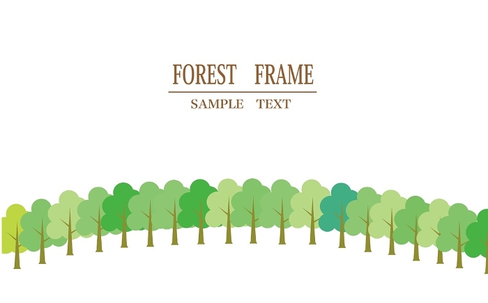 Fresh forest frame