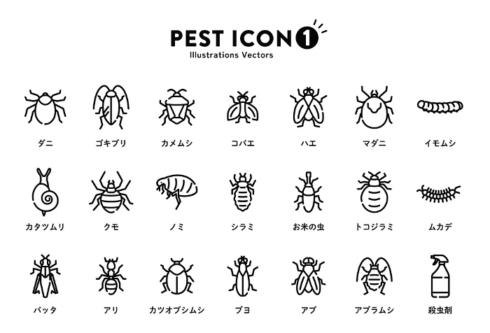 Pest Icon Set