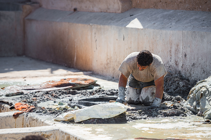 Marrakech Tanneries Marrakech Tanneries, Marrakesh, Morocco, North Africa, Africa, by Paul Porter