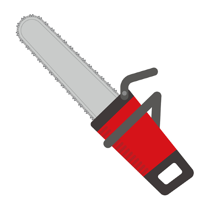 Clip art of chainsaw