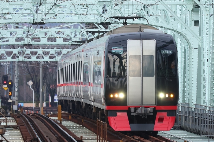Meitetsu] Series 2200 (Inuyama Line: Inuyama-Yuen Station)