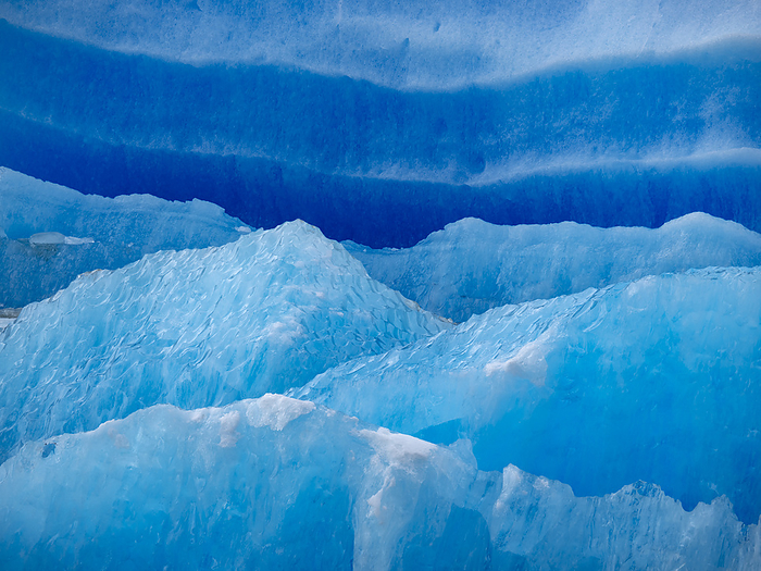 Detail of an iceberg from Grey Glacier in Torres del Paine National Park; Patagonia, Chile, by Michael Melford / Design Pics
