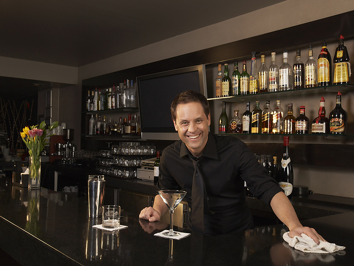 Portrait of Bartender, by Masterfile / Design Pics