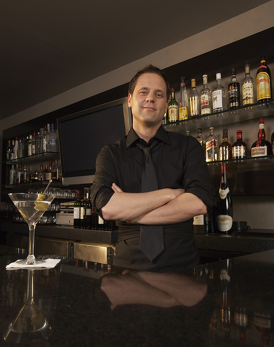 Portrait of Bartender, by Masterfile / Design Pics