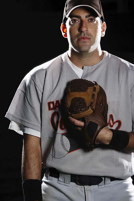 Portrait of Baseball Player, by Masterfile / Design Pics