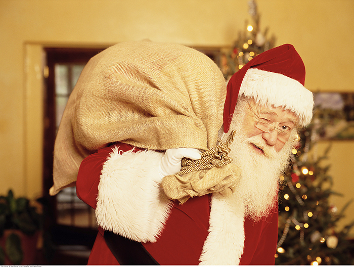 Santa Claus and His Sack, by Alison Barnes Martin / Design Pics