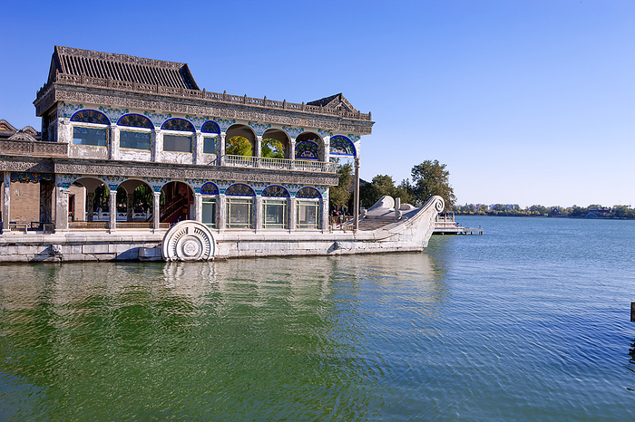 Summer Palace Beijing China World Cultural Heritage  Yiheyuan, the Imperial Gardens of Beijing Qingyanfeng