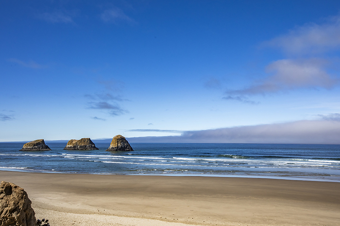 USA, Oregon, Rock formations at Cannon Beach , USA,Oregon,Cannon Beach, by Steve Smith