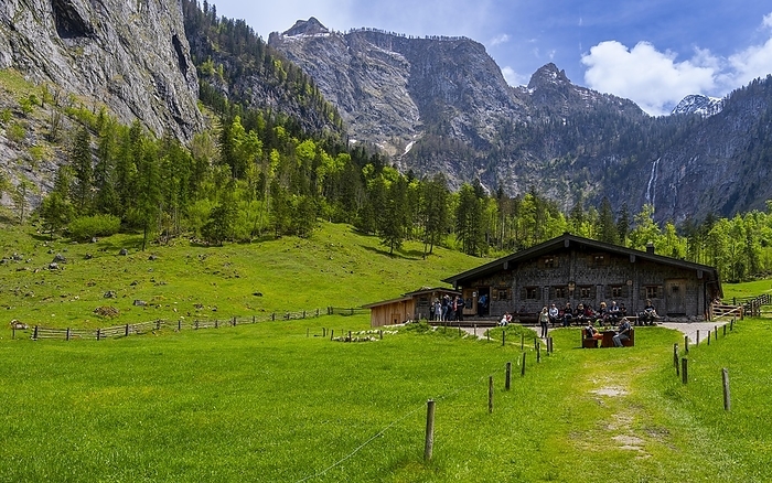 Fischunkenalm am Obersee, Berchtesgadener Land, Bavaria, Germany, Europe, by Karl-Heinz Spremberg