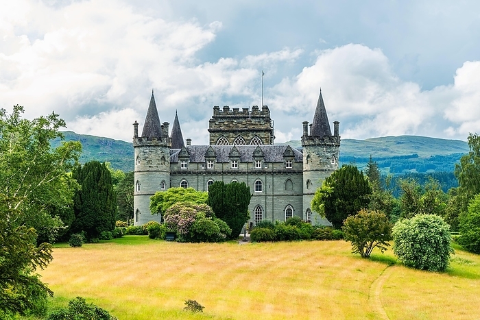 Inveraray Castle, Clan Campbell, Loch Fyne, Argyll, Scotland, UK, by Maciej Olszewski