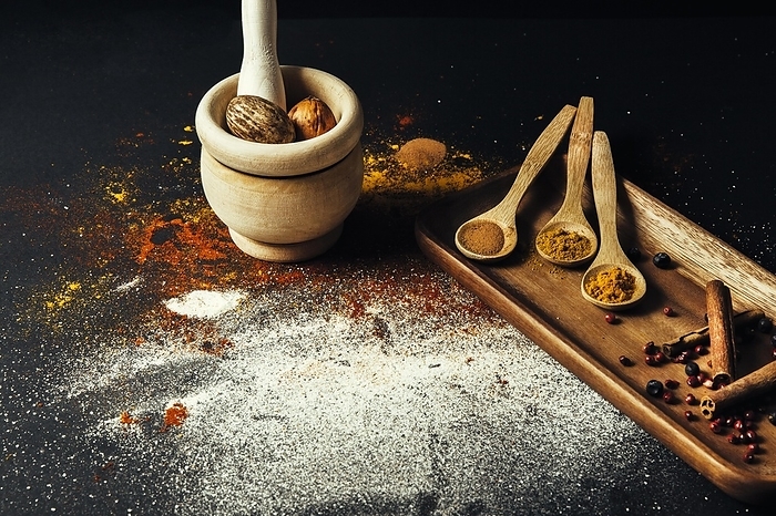 Oriental spices nutmeg, by Oleksandr Latkun