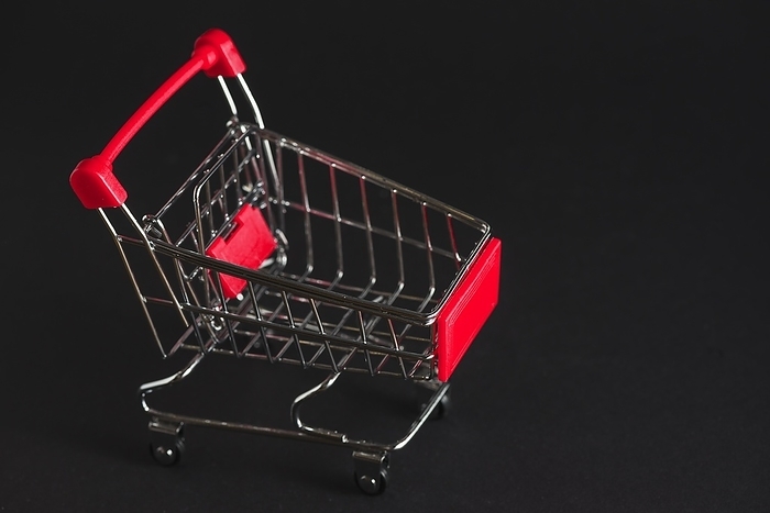 Toy supermarket cart, by Oleksandr Latkun