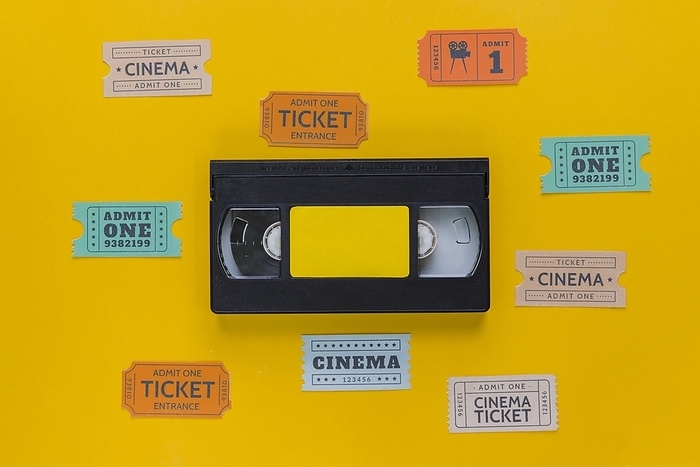 Videotape with cinema tickets, by Oleksandr Latkun