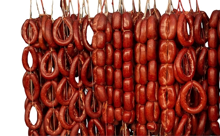 Sausage in Turkish style made from various spice mixtures, Turkish cuisine, by unknown