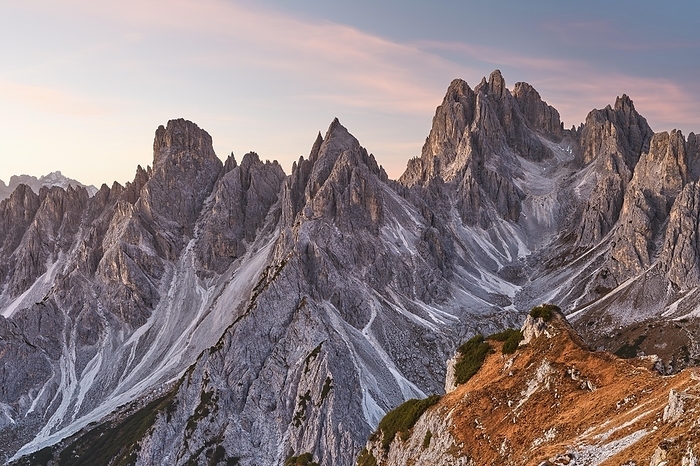 Cadini di Misurina, sunset, mountains, Dolomites, Belluno, South Tyrol, by Hannes Brandstätter