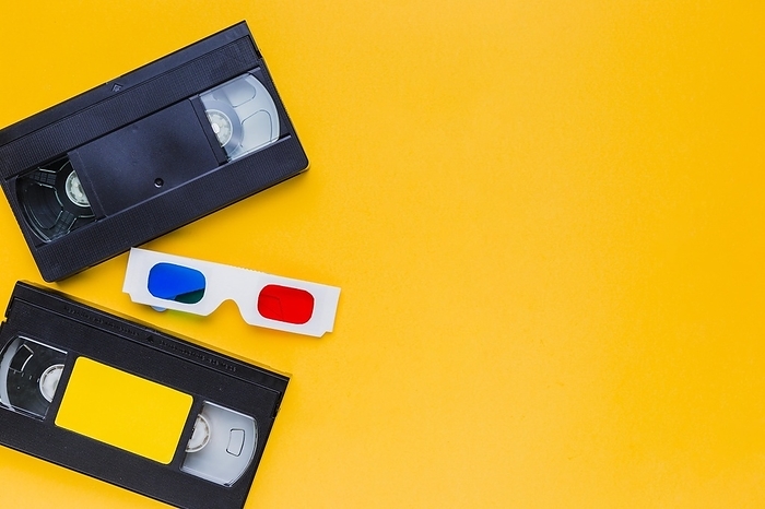 Videotape with 3d glasses, by Oleksandr Latkun