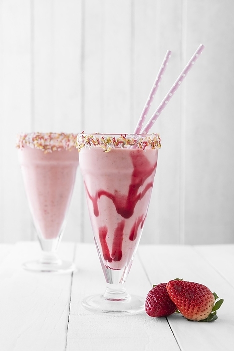 Strawberry milkshake table 4, by Oleksandr Latkun