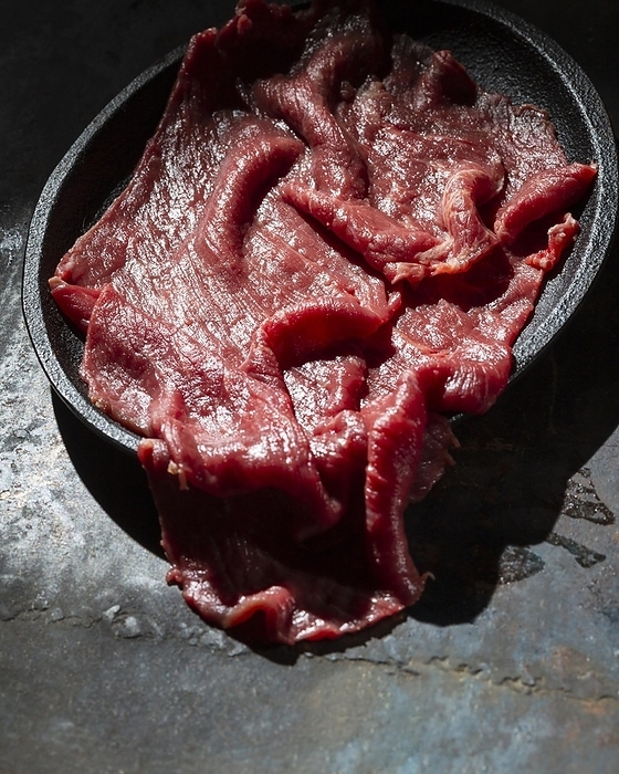 Raw meat plate, by Oleksandr Latkun