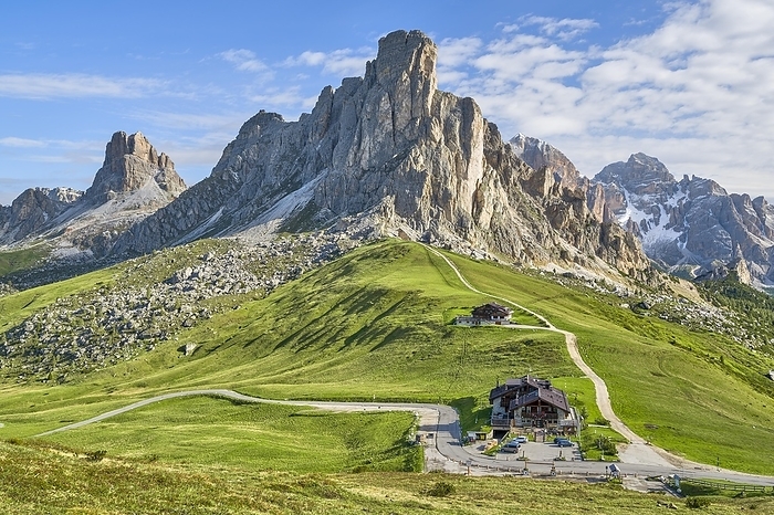 Italy Ra Gisela, beautiful weather, Passo di Giau, Dolomites, Belluno, Italy, Europe, by Susanne Aigner