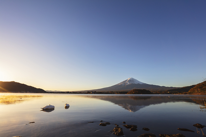 Kawaguchiko and Mt. Fuji Yamanashi Pref.