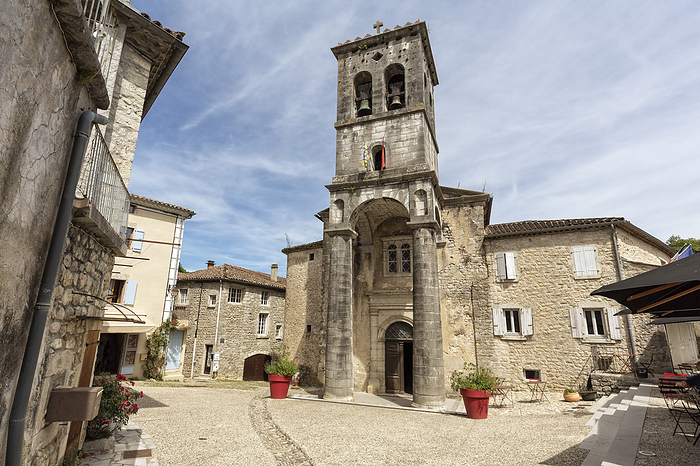 The church of Saint Pierre in the small town of Labeaume, southern France The church of Saint Pierre in the small town of Labeaume, southern France, by Zoonar Harald Biebel