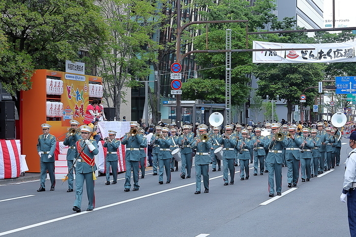 marching parade Hakata Ward, Fukuoka City
