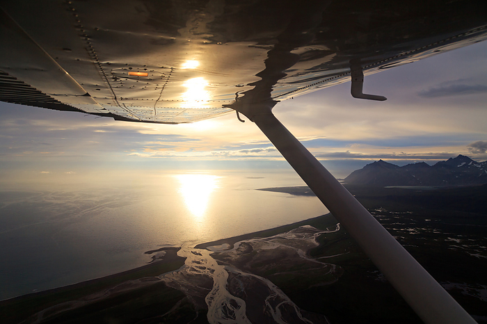 Flight over the Katmai National Park in Alaska Flight over the Katmai National Park in Alaska, by Zoonar Andreas Edelm