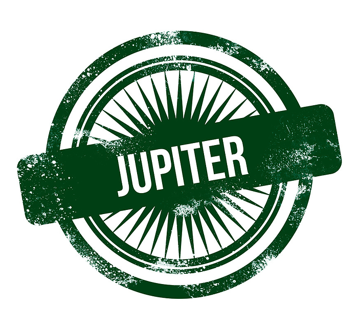jupiter   green grunge stamp jupiter   green grunge stamp, by Zoonar Markus Beck