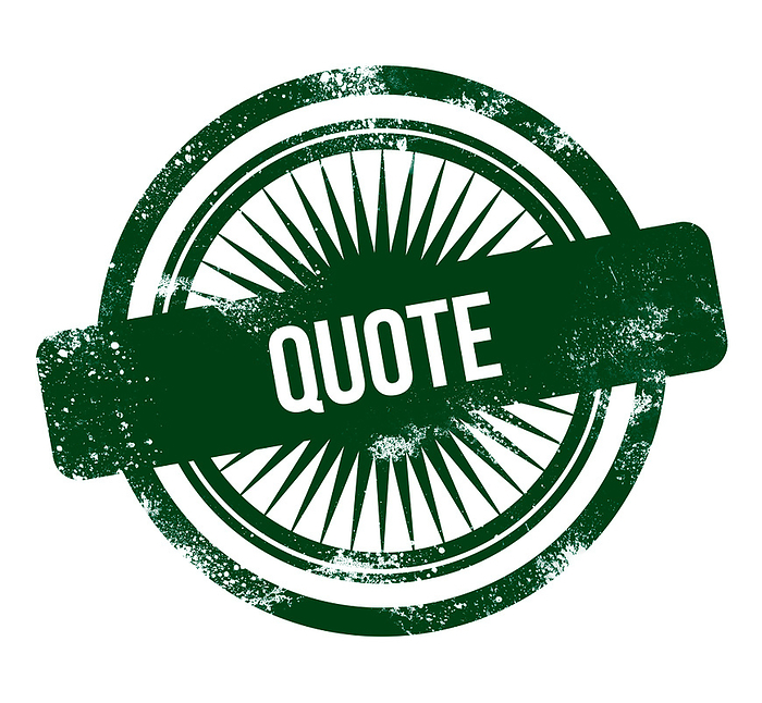 quote   green grunge stamp quote   green grunge stamp, by Zoonar Markus Beck