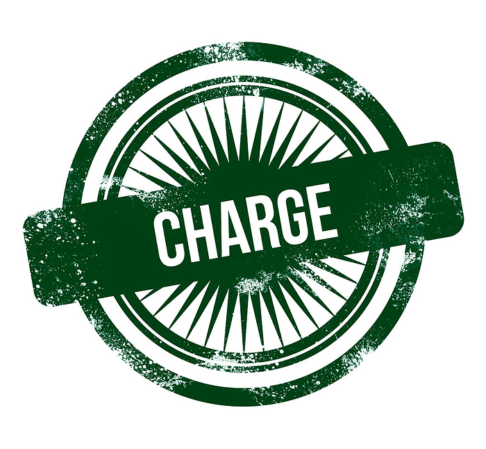 charge   green grunge stamp charge   green grunge stamp, by Zoonar Markus Beck