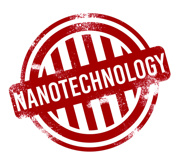Nanotechnology   red grunge button, stamp Nanotechnology   red grunge button, stamp, by Zoonar Markus Beck
