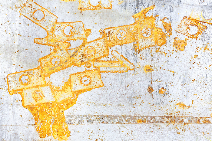 Rust spots on sheet metal as background Rust spots on sheet metal as background, by Zoonar Harald Biebel