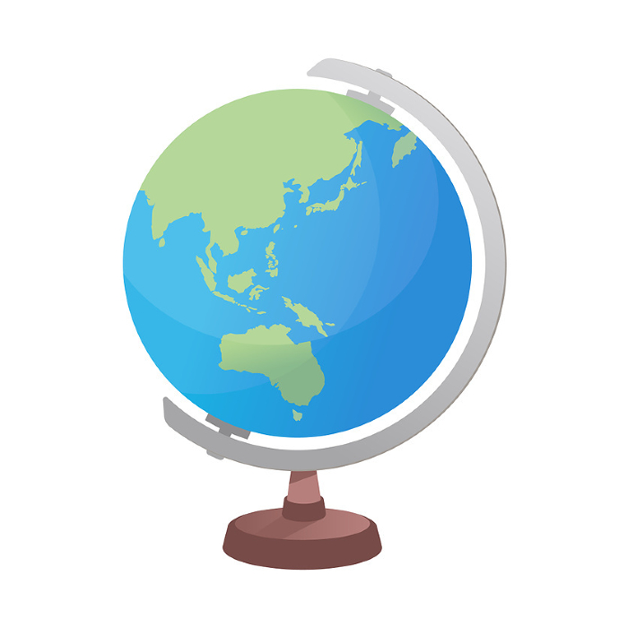 Clip art of simple globe