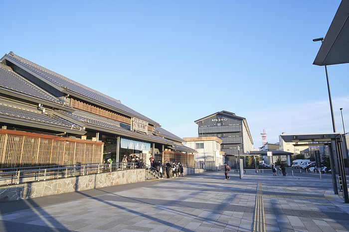 Sawara Station, JR Narita Line, photographed in 2024 February 2024 Katori City, Chiba Prefecture